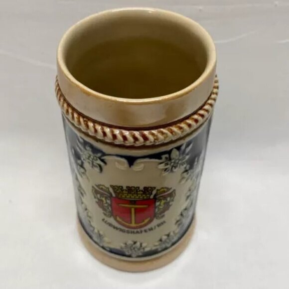 Original King Beer Stein Mug #8 German Hand Painted No Lid Vintage Germany EUC - Picture 8 of 13